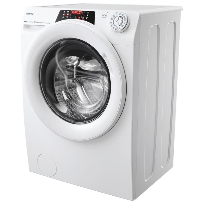 Candy RapidÓ ECO, Lavatrice 9kg, 1400 giri, Classe A, Bianco, RO 496DWM7-1-S