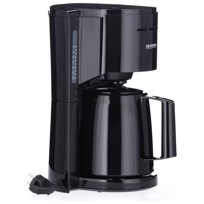 Severin KA 9307 Macchina da caffe' con filtro Capacita' 8 tazze Potenza 1000 W Spegnimento automatico colore Nero