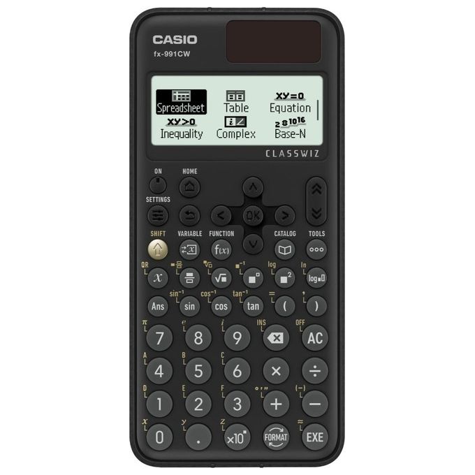 Casio, Calcolatrice Scientifica FX-991CW ClassWiz, Display LCD, Nero