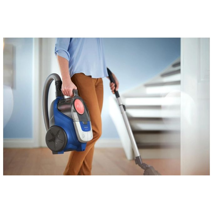 Philips XB2123-09 Serie 2000 Aspirapolvere a cilindro senza sacco PowerCyclone 4 1,3 L 850 W 77 dB colore Blu