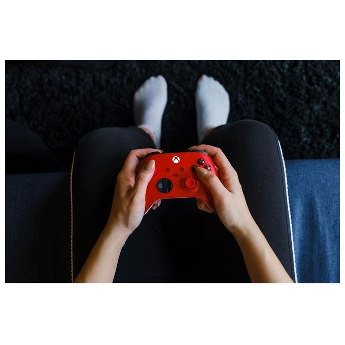 Xbox 1914 Pulse Red Controller Wireless Gamepad per Xbox Series X S Xbox One Windows 10 11 Android iOS colore Rosso