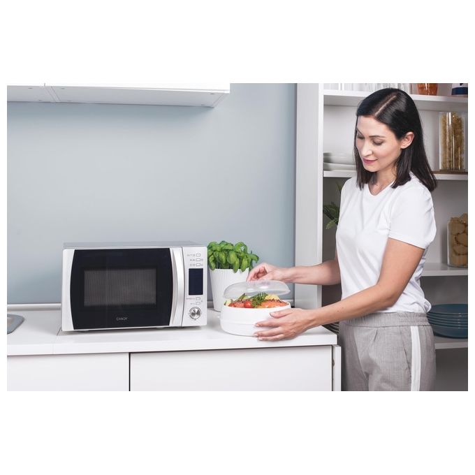 Candy CMXG22DS COOKinAPP Forno a microonde con grill 22 L 800 W 40 programmi colore Acciaio inox