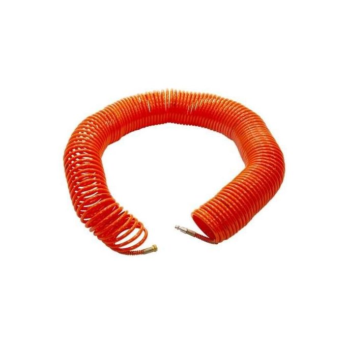Brixo Tubo in Poliuretano PU Aria Compressa 12 Bar Ø 6x8 mm 15 m con Attacchi a Baionetta