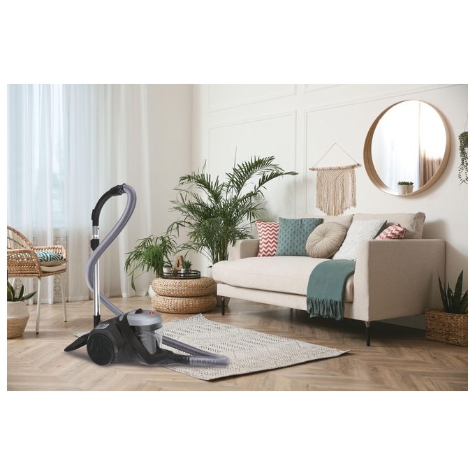 Hoover HP320PET H-POWER 300 Aspirapolvere a Traino Ciclonica Senza Sacco 2 L 850W 75 dB colore Nero