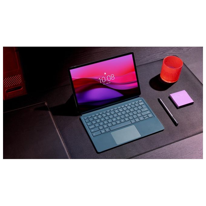 Lenovo ZAEG0015IT Yoga Tab Plus Tablet Android 12.7'' 3K Snapdragon 8 Gen 3 16 GB RAM 256 GB Wi-Fi 7 Android 14 Tastiera e Pennino inclusi colore Tidal Teal
