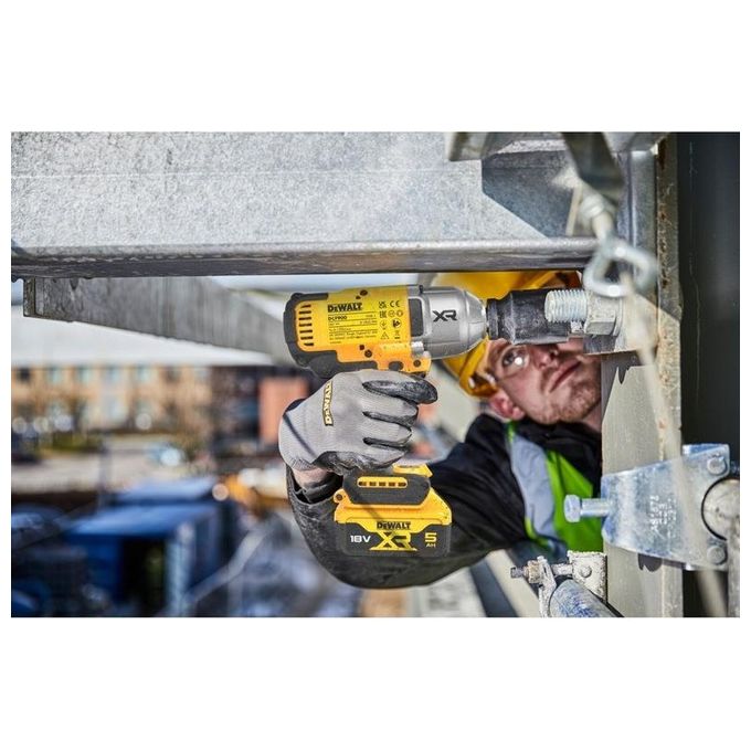 DeWALT DCF899P2-QW Chiave di Impatto 1-2'' 1900 Giri-min 20 V con 2x Batteria 5.0 Ah e Valigetta colore Nero Giallo 1356