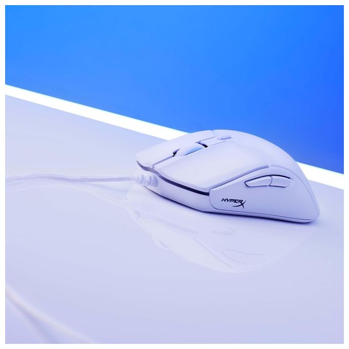 HyperX 6N0A7AA Pulsefire Haste 2 Mouse Gaming 53 g 26000 DPI 8000 Hz 6 Pulsanti Programmabili RGB colore Nero