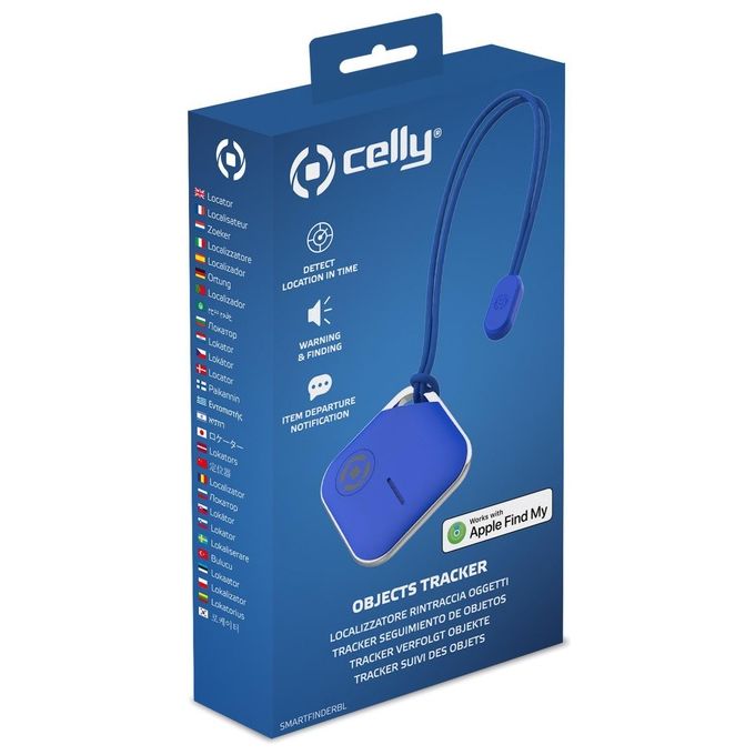 Localizzatore Rintraccia Oggetti Celly Blu