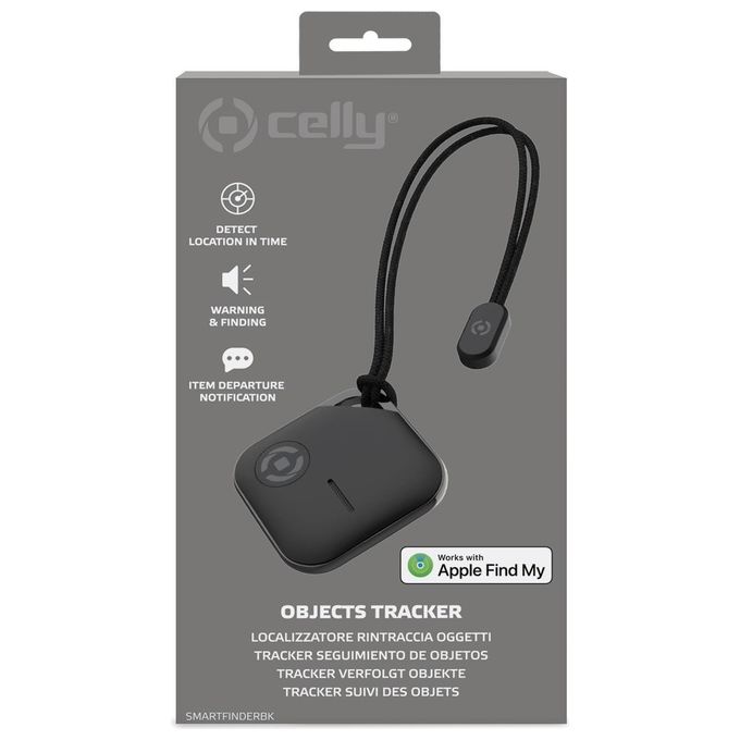 Celly Smart Tag Finder Nero