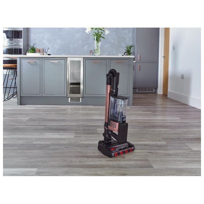 Shark IZ400EU Stratos Aspirapolvere a Bastone 2 in 1 Senza Filo DuoClean PowerFins Plus autonomia 60 min colore Nero Pesca