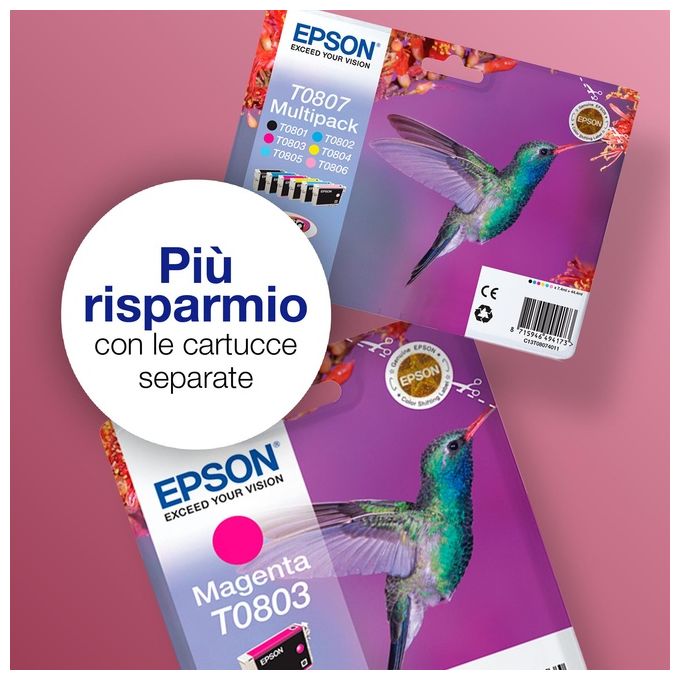 Epson Cartuccia ciano-chiaro Blister