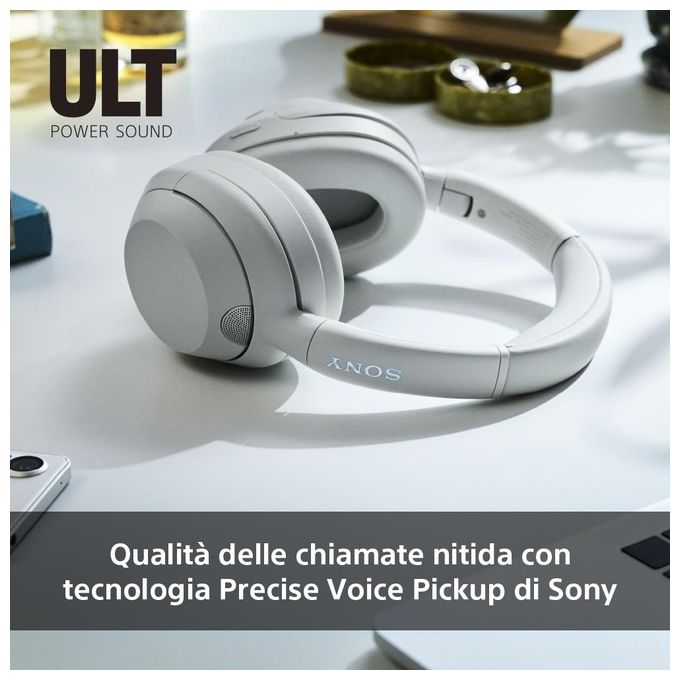 Sony WHULT900NH ULT WEAR Cuffie a Padiglione Wireless Bluetooth 5.2 Noise Cancelling ANC Autonomia 30 ore colore Forest Gray