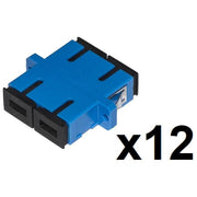 Link Confezione 12 Adattatori Fibra Ottica Sc-Sc Singlemode Duplex
