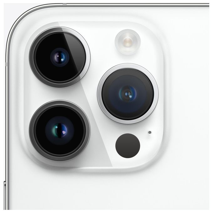 Apple MQ023QL-A iPhone 14 Pro Smartphone 6.1'' OLED 128GB 5G Chip A16 Tripla Camera 48MP colore Argento