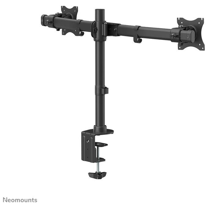 NewStar Supporto da Scrivania per 2 Monitor 10''-27'' Nero