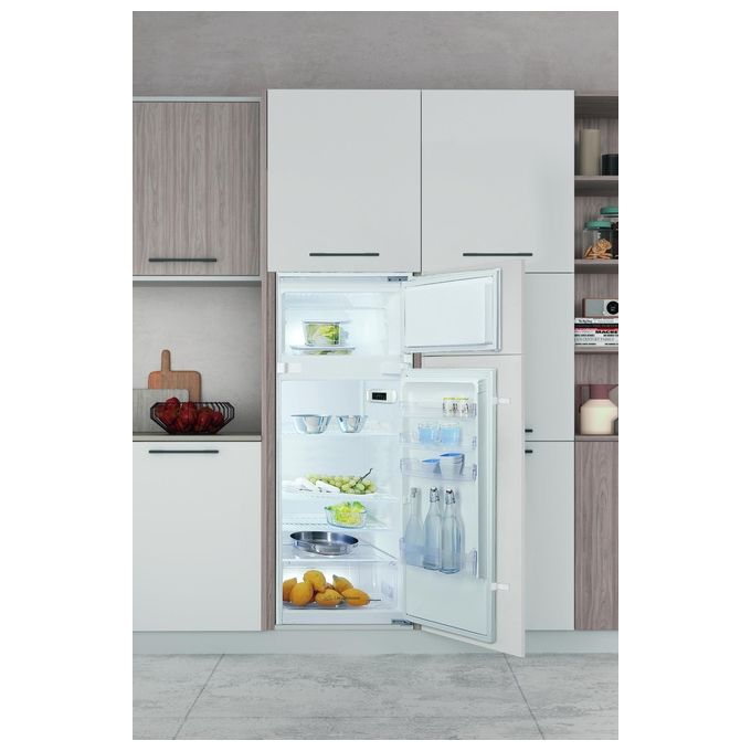 Indesit T16A1DI2 Frigorifero Doppia Porta Da Incasso 239 L 158 cm Classe E 35 dB Statico Pannellabile LED colore Bianco