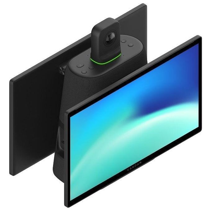 Kandao MT1001 Meeting Ultra Sistema di videoconferenza di gruppo 4K Ultra HD con doppio touchscreen 15.6'' 8 microfoni Wi-Fi 6 Ethernet HDMI USB-C colore Nero