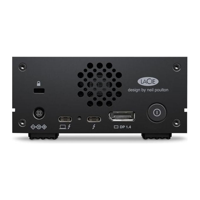 LaCie STHS18000800 1big Dock Hard Disk Esterno 18TB Thunderbolt 3 USB-C Lettore SD CF 280 MB-s colore Nero