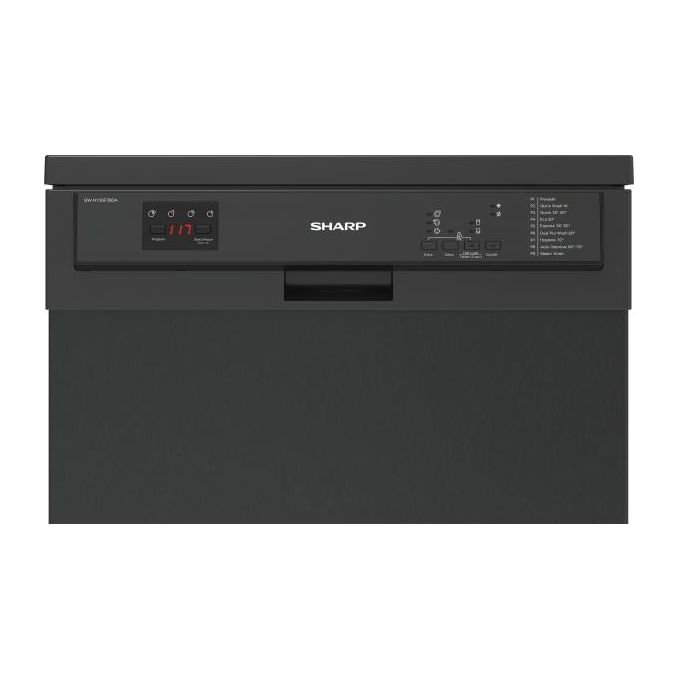 Sharp QWNA1BF47EW Lavastoviglie Libera Installazione 13 coperti Classe E 47 dB Display LED Partenza Ritardata (85x60x60 cm) colore Bianco
