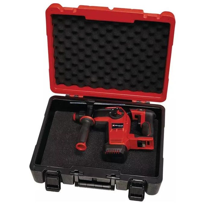 Einhell 4514274 TP-HD 18-28 Li BL+4 Martello Tassellatore a Batteria 18V 3 Ah Brushless con Batteria e Caricabatterie colore Nero Rosso 3,09