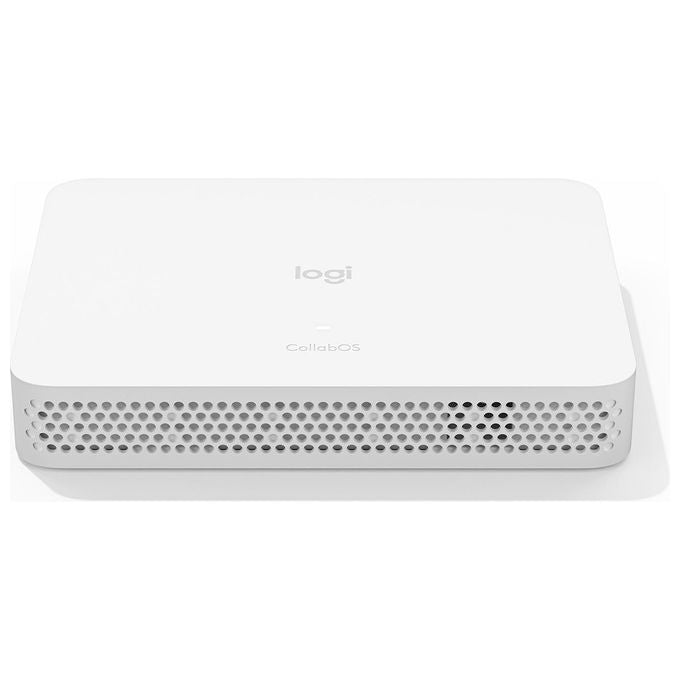 Logitech 950-000084 RoomMate Sistema di Collaborazione Video Conferenza HD per Sale Riunioni con HDMI Ethernet Wi-Fi USB 3.2 Gen 1 e Sicurezza Avanzata colore Bianco