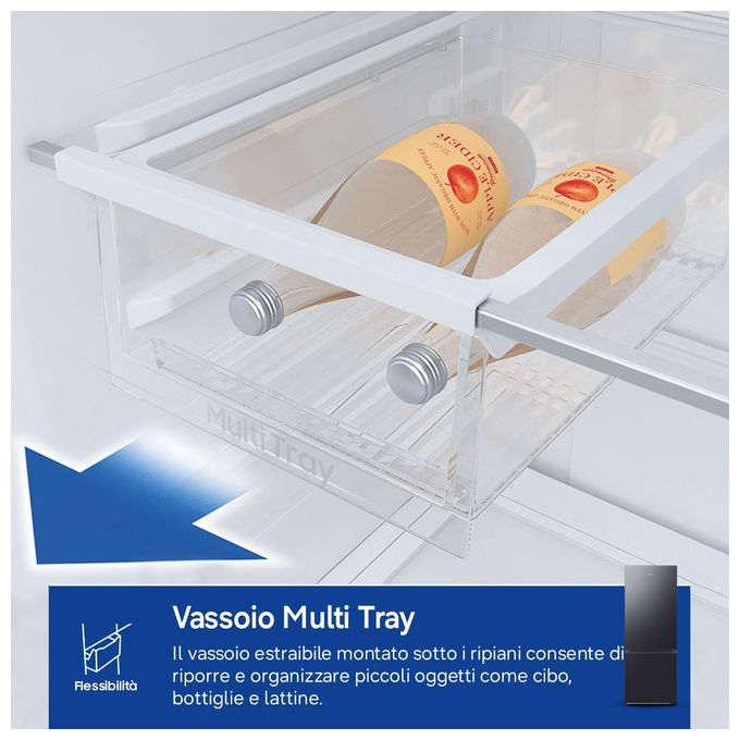 Samsung RB53DG706AB1EF Frigorifero Combinato 538 L 203 cm Classe B 34 dB No Frost Twin Cooling Wi-Fi SpaceMax colore Nero