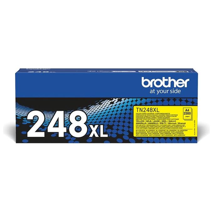 Brother TN-248XLY Toner Originale Alta Resa 2300 Pagine Colore Giallo