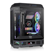 Thermaltake CA-1Z1-00M1WN-00 The Tower 600 Case PC Midi Tower ATX Micro ATX Mini-ITX Vetro Temperato RGB 7 Slot Espansione 4 USB 3.2 Gen 1 1 USB Tipo C colore Nero