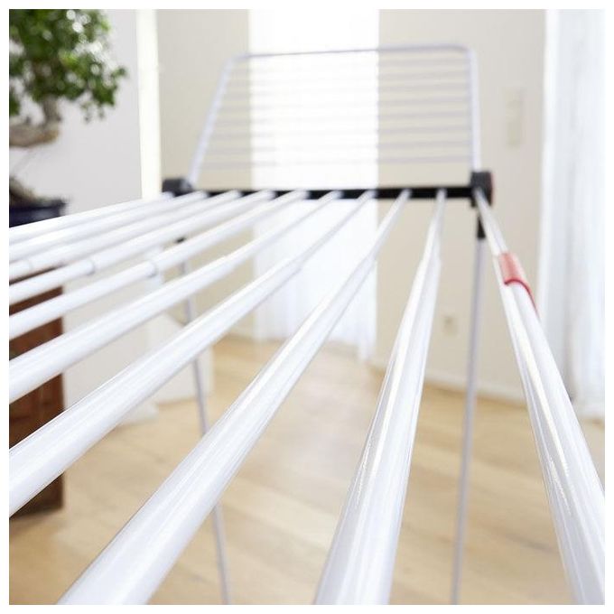 Vileda Stendibiancheria Infinity Flex Bianco per una massima praticita nella asciugatura della biancheria in spazi ridotti