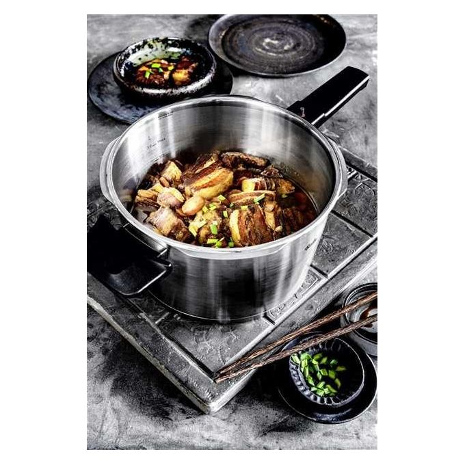 Fissler 602-410-06-000-0 Vitaquick Premium Pentola a pressione 6 L Acciaio inox 22 cm Adatta per tutti i piani cottura inclusa induzione colore Acciaio inox