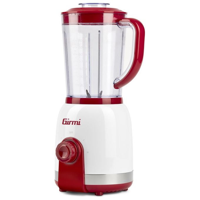 Girmi FR27 Frullatore da tavolo 350 W 1 L 6 lame acciaio inox 2 velocita' funzione Pulse colore Bianco Rosso