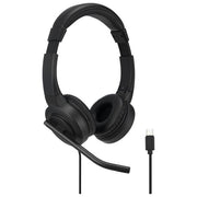 Kensington K83450WW Cuffie on-ear USB-C H1000 con microfono con cancellazione del rumore comandi integrati e Busy Light colore Nero