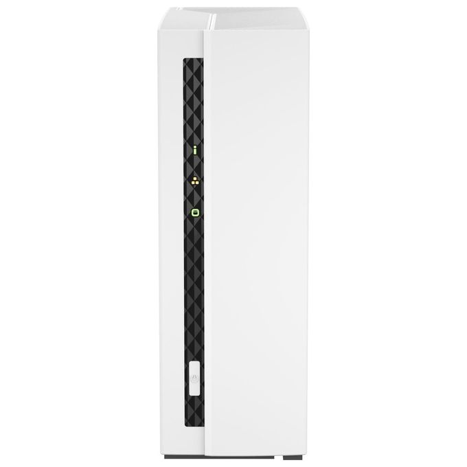 Qnap TS-133 NAS Tower 1 Bay ARM Quad Core 1.8 GHz 2 GB DDR4 RAM Gigabit LAN QTS 5.0 colore Bianco