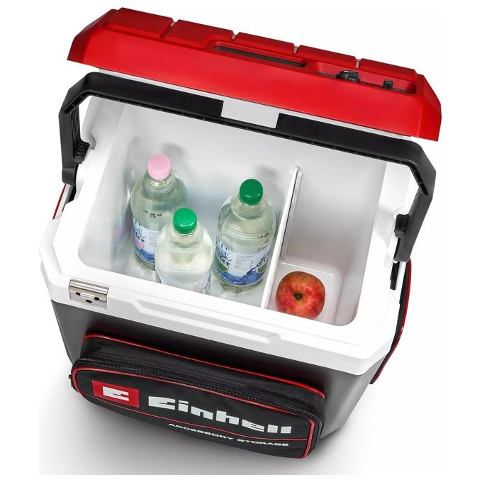 Einhell 2048420 TE-COL 18-27 Li-Solo Frigo Portatile 27 L Alimentazione 12 V 230 V e Batteria 18 V colore Nero Rosso Bianco