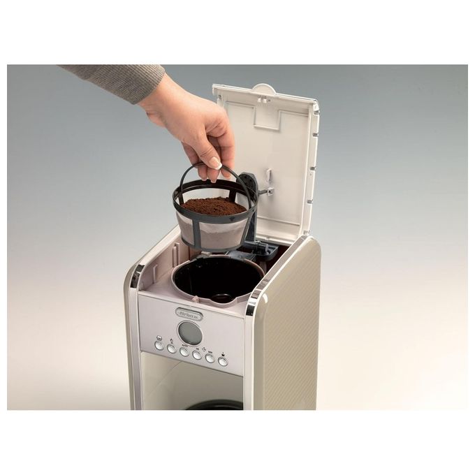 Ariete Macchina Caffe Americano 12 Tazze Caraffa in Vetro 2000W Beige