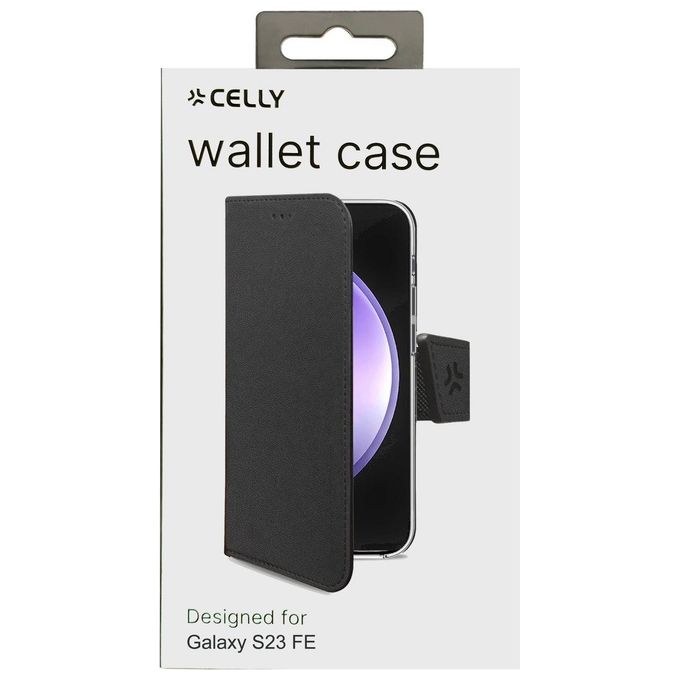 Celly Wally Case per Samsung Galaxy S23 FE Nero