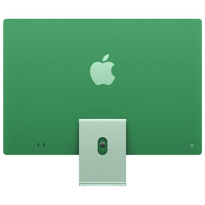 Apple MWUE3T-A iMac PC All-in-One Chip M4 CPU 8-core GPU 8-core Display Retina 24'' 16GB 256GB SSD colore Verde
