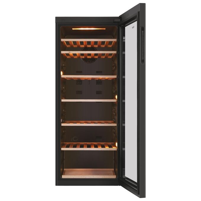 Haier HWS84GA Wine Bank 50 Serie 5 Cantinetta Vino con Compressore 84 bottiglie 1 zona 149 kWh Classe G 37 dB colore Nero