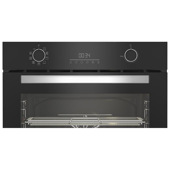 Beko BBIMA13302BMPE b300 Forno da incasso Elettrico 72 L Classe A+ Pirolitico AirFry 9 funzioni Touch colore Nero