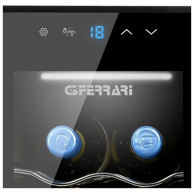 G3 Ferrari G90047 Riservetta 10 Cantinetta Termoelettrica 10 Bottiglie 28 L Doppia Peltier 35 dB Classe E Display LED colore Nero