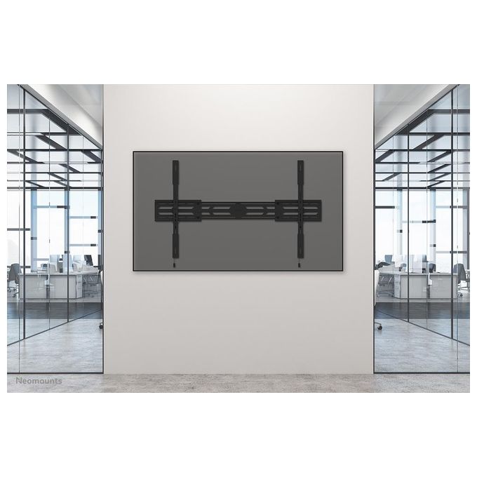 Neomounts WL30S-950BL19 Supporto a Parete Fisso per TV 55-115 Pollici fino a 160 Kg VESA 100x100-1500x900 Sistema Magnetico Pull and Release colore Nero
