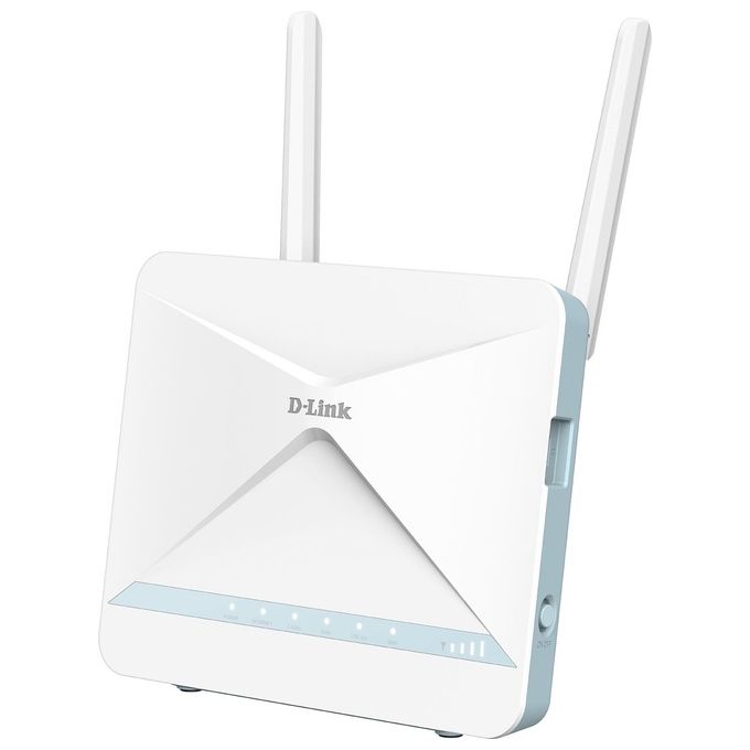 D-Link G416 EAGLE PRO AI Router Wireless 4G LTE Wi-Fi 6 AX1500 Gigabit Ethernet Banda Singola 2.4 GHz Slot SIM colore Bianco