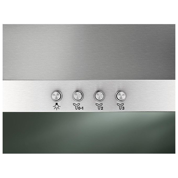 Electrolux LFC319X Cappa a Parete 90 cm 420 m³-h Classe D 66 dB Pulsanti colore Inox