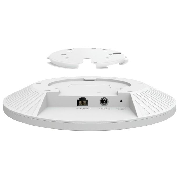 TP-Link EAP673 Omada Access Point Wi-Fi 6 AX5400 Dual Band 2.4 5 GHz PoE+ MU-MIMO Gestione Cloud colore Bianco