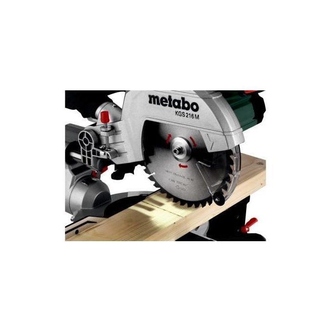 Metabo KGS 216 M Sega Troncatrice con Trazione 1200 W Lama 216 mm Precision Cut Line 305x70 mm 5000 rpm