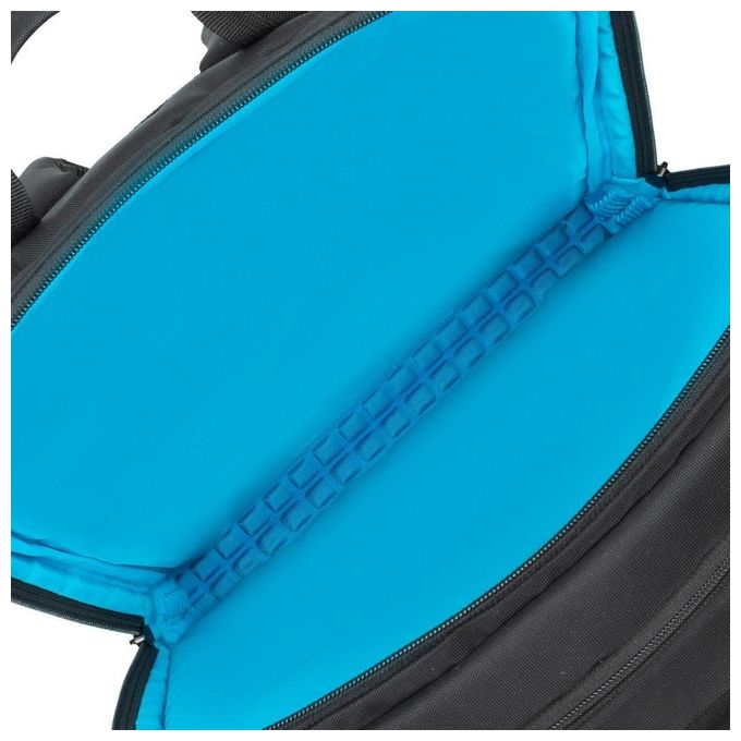 Rivacase 7569 Alpendorf Zaino per Notebook 17.3'' con Materiale Riciclato RPET Tasca per Tablet e Resistente all'Acqua colore Nero