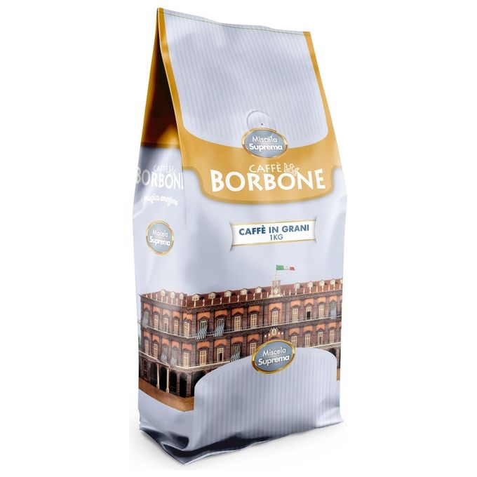 Borbone Caffe' in Grani Palazzo Suprema Confezione da 1Kg