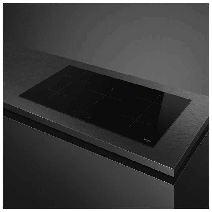 Smeg SI2951D Universale Piano cottura a induzione 90 cm 5 zone Booster Touch colore Nero