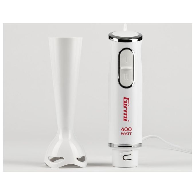 Girmi MX1601 Frullatore ad immersione 3in1 400 W con tritatutto e frusta colore Bianco