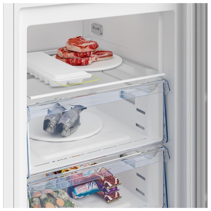 Beko B3RFNE274W Congelatore Verticale 220 L 151,5 cm Classe E 38 dB Total No Frost 5 Cassetti colore Bianco